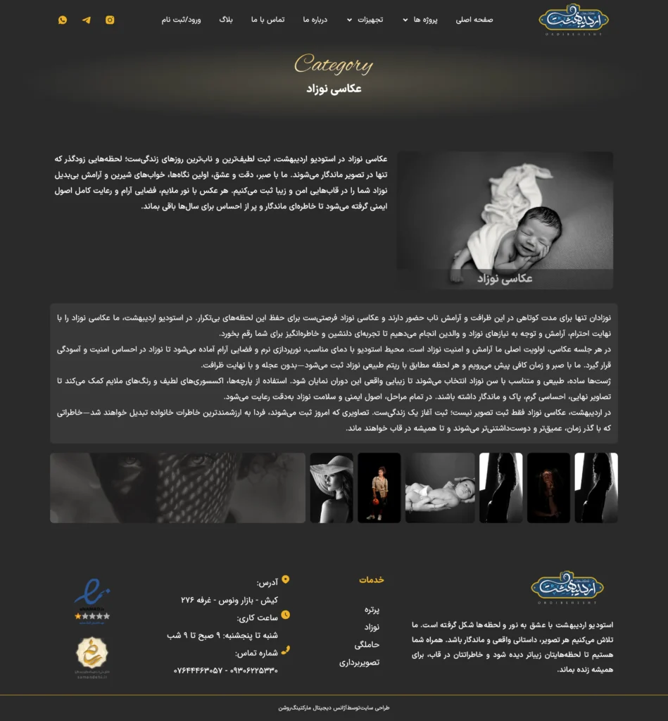 نمونه کار